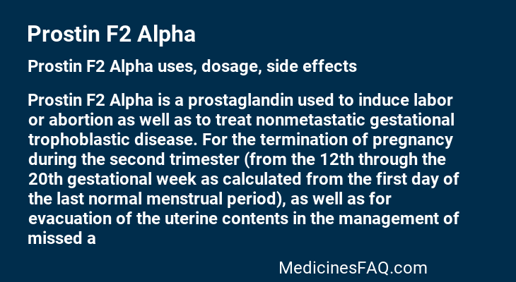 Prostin F2 Alpha