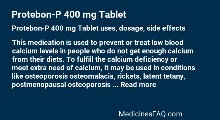 Protebon-P 400 mg Tablet