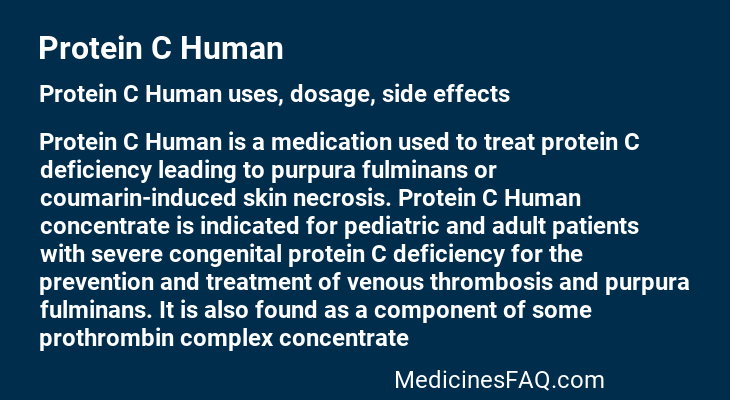 Protein C Human
