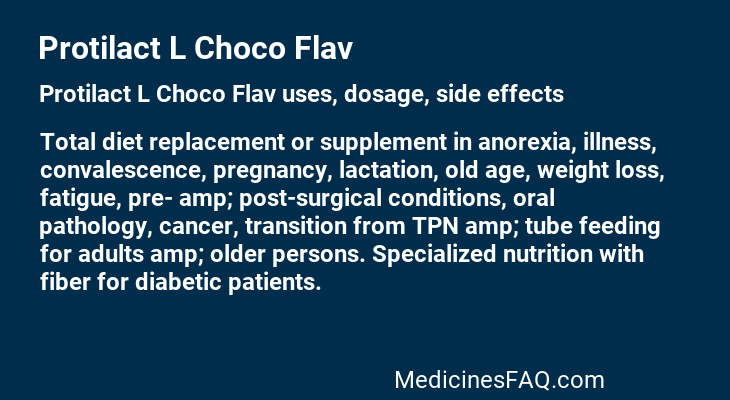 Protilact L Choco Flav