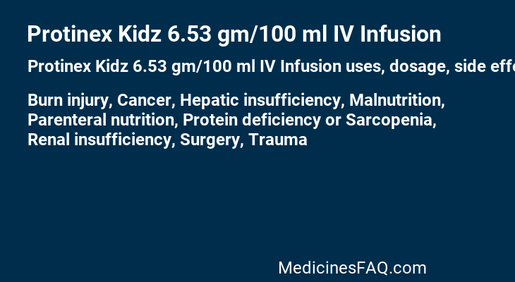 Protinex Kidz 6.53 gm/100 ml IV Infusion