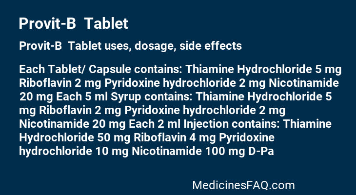 Provit-B  Tablet