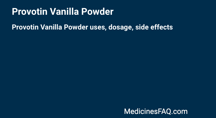 Provotin Vanilla Powder