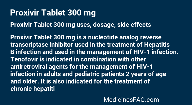 Proxivir Tablet 300 mg