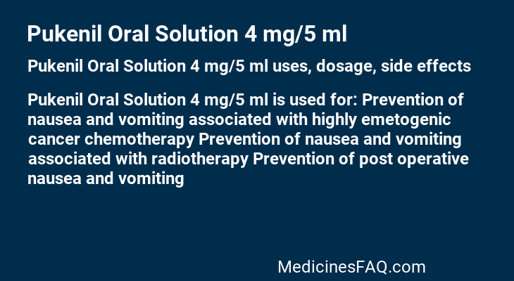 Pukenil Oral Solution 4 mg/5 ml