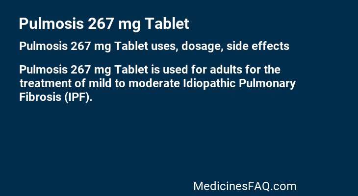 Pulmosis 267 mg Tablet