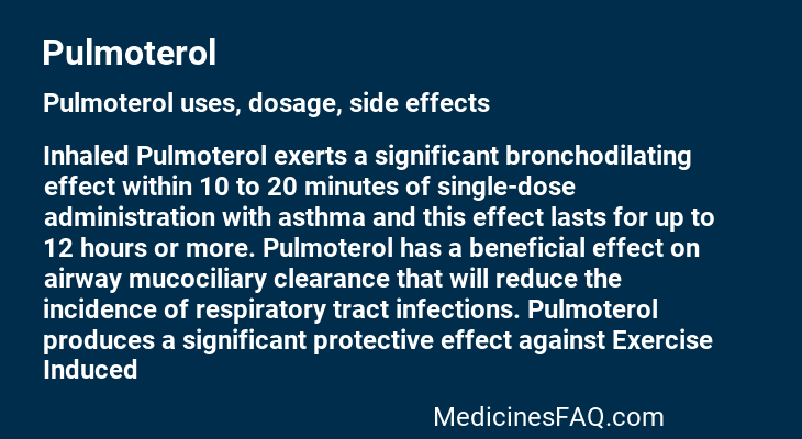 Pulmoterol