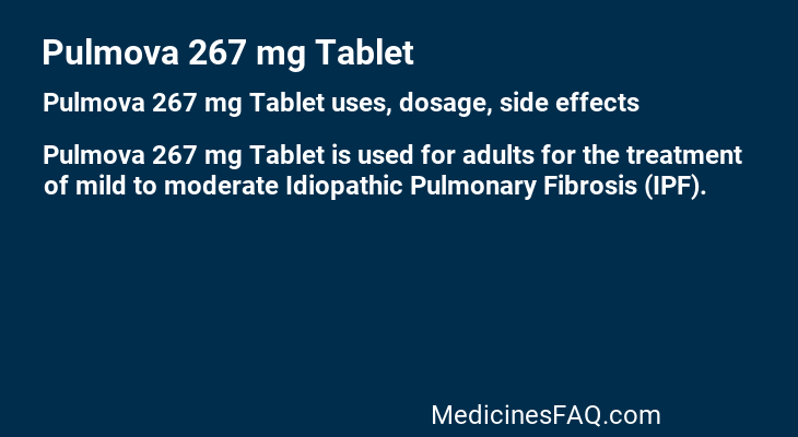 Pulmova 267 mg Tablet