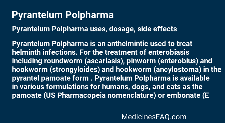 Pyrantelum Polpharma