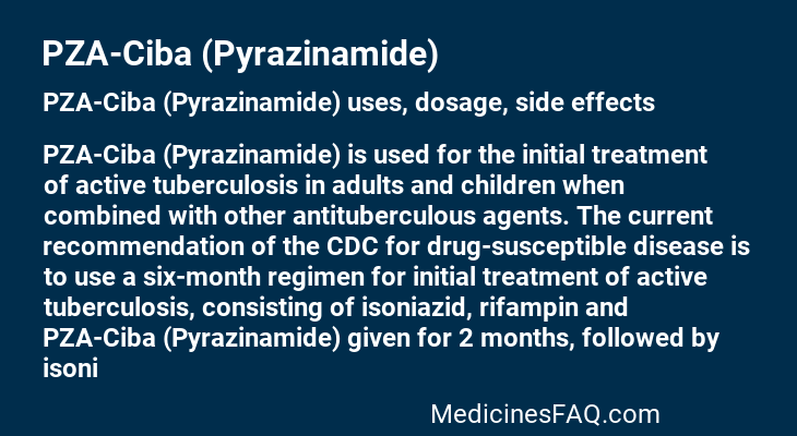 PZA-Ciba (Pyrazinamide)