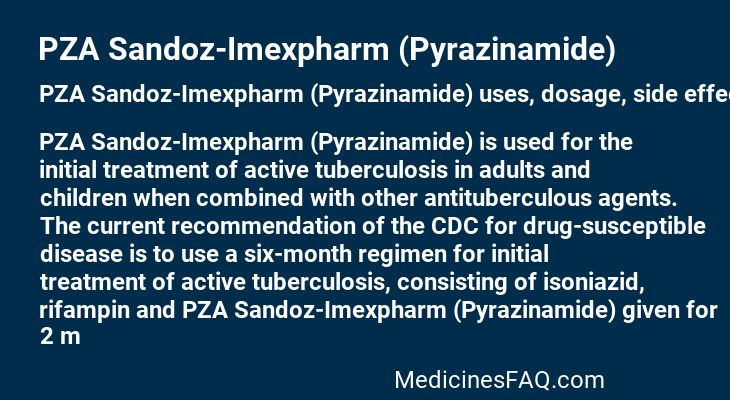 PZA Sandoz-Imexpharm (Pyrazinamide)