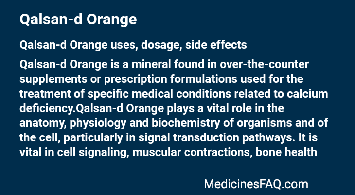 Qalsan-d Orange
