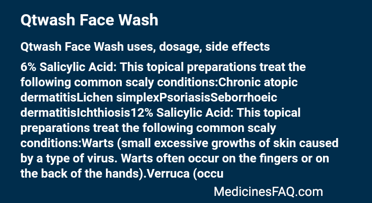 Qtwash Face Wash