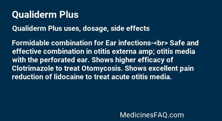 Qualiderm Plus