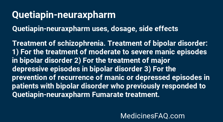 Quetiapin-neuraxpharm