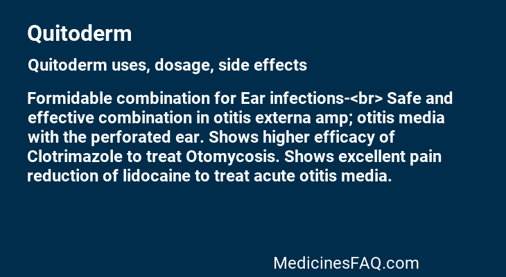 Quitoderm