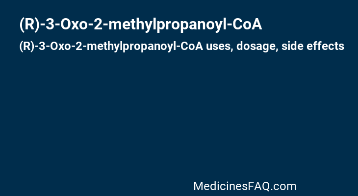 (R)-3-Oxo-2-methylpropanoyl-CoA
