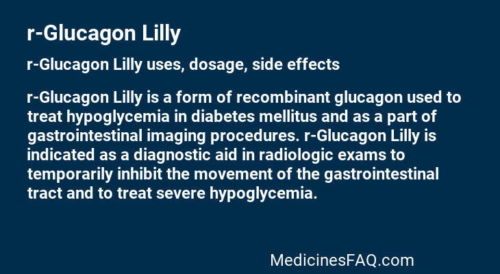 r-Glucagon Lilly