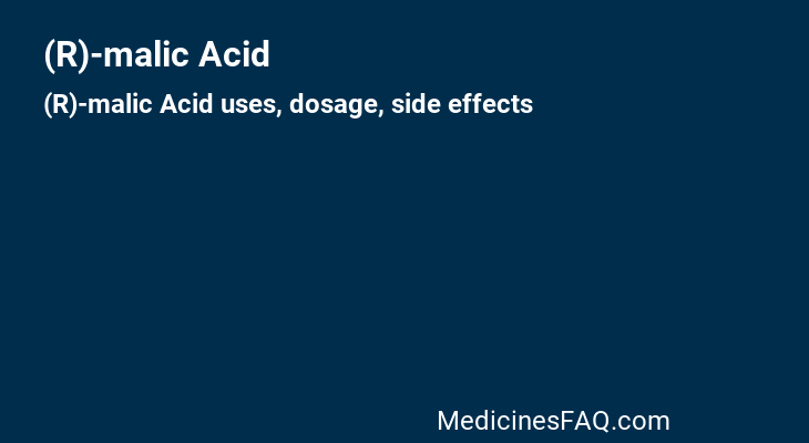 (R)-malic Acid