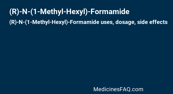(R)-N-(1-Methyl-Hexyl)-Formamide