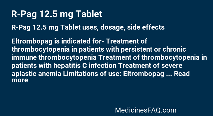 R-Pag 12.5 mg Tablet