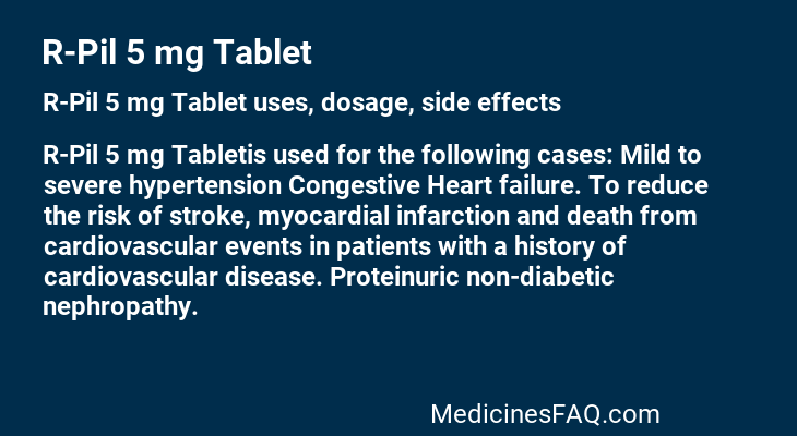 R-Pil 5 mg Tablet