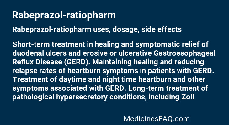 Rabeprazol-ratiopharm