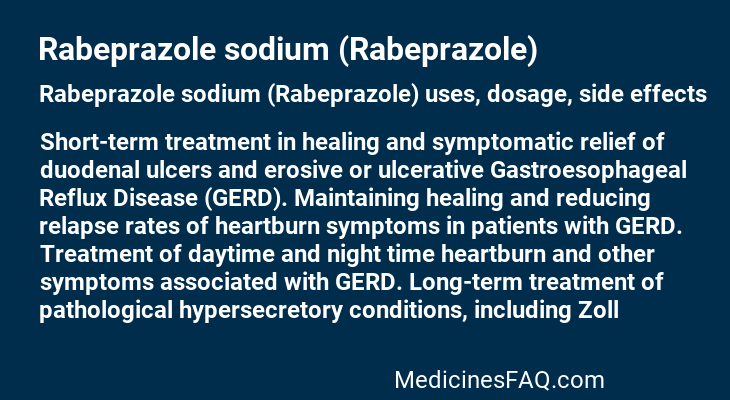 Rabeprazole sodium (Rabeprazole)