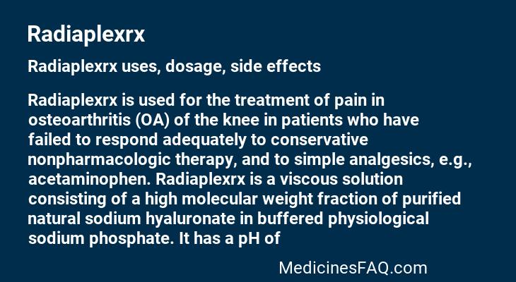 Radiaplexrx