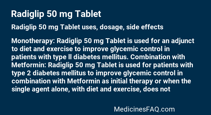 Radiglip 50 mg Tablet