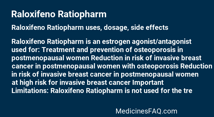 Raloxifeno Ratiopharm