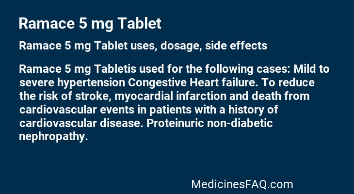 Ramace 5 mg Tablet