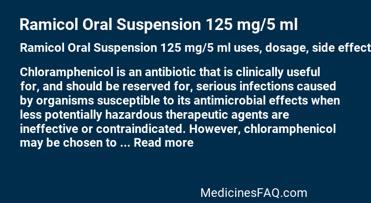 Ramicol Oral Suspension 125 mg/5 ml