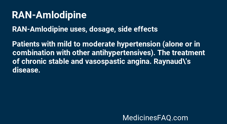 RAN-Amlodipine