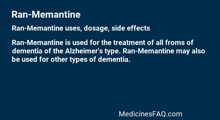 Ran-Memantine