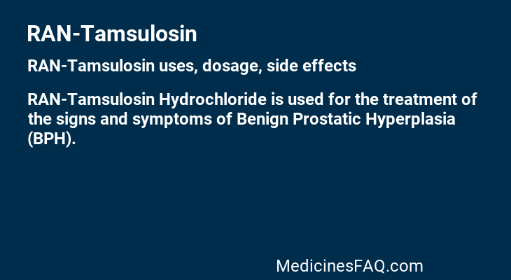 RAN-Tamsulosin