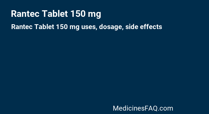 Rantec Tablet 150 mg