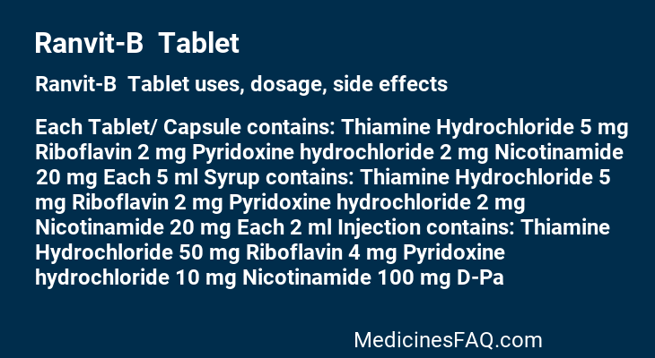 Ranvit-B  Tablet