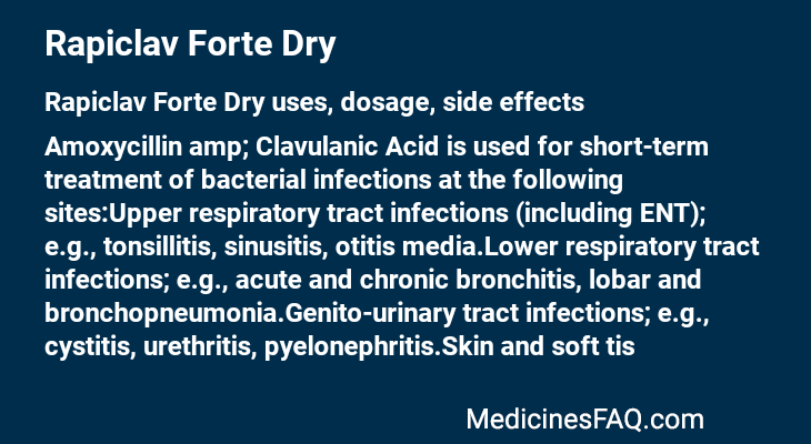 Rapiclav Forte Dry