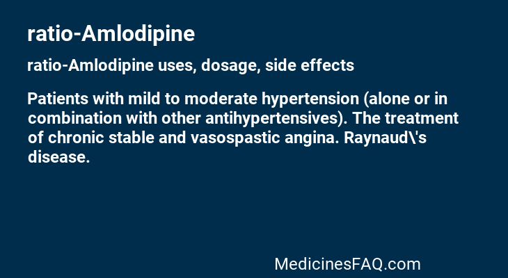 ratio-Amlodipine