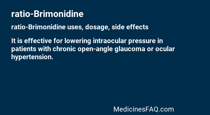 ratio-Brimonidine