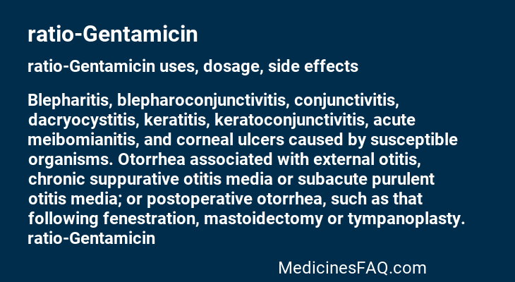 ratio-Gentamicin