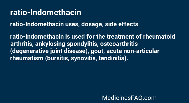 ratio-Indomethacin