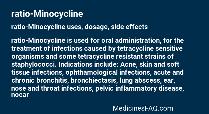 ratio-Minocycline