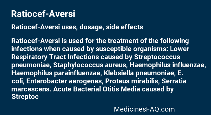 Ratiocef-Aversi