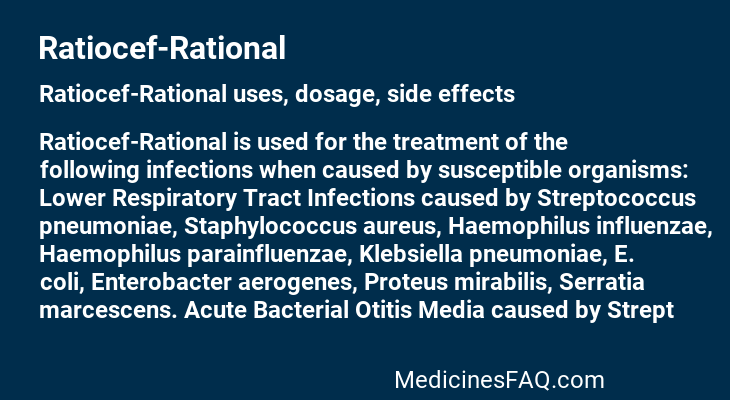 Ratiocef-Rational