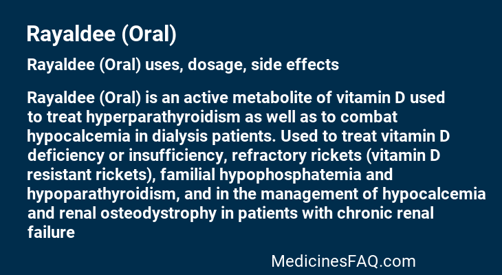 Rayaldee (Oral)