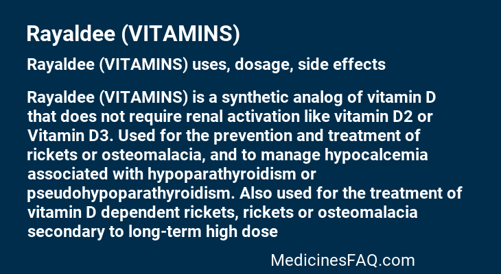 Rayaldee (VITAMINS)