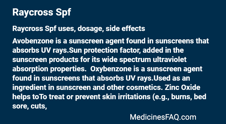 Raycross Spf