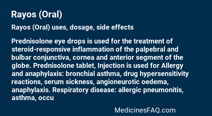 Rayos (Oral)